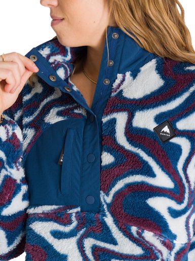 POLAR MUJER SHAGGY HALF AZUL BURTON - 5