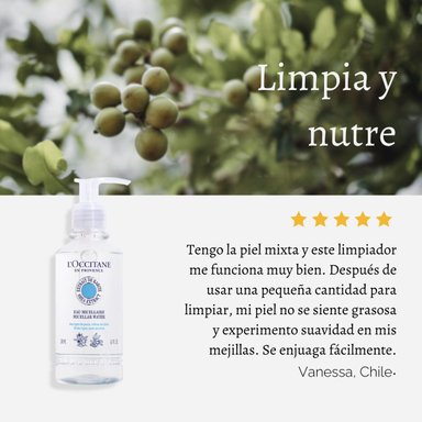 AGUA MICELAR LIMPIADORA KARITÉ 200 ML L'OCCITANE - 4