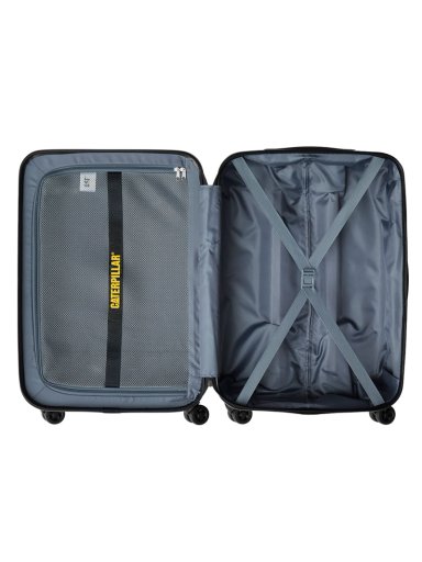 MALETA INDUSTRIAL PLATE 24 UNISEX EN COLOR NEGRO CAT - 2