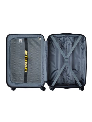 MALETA INDUSTRIAL PLATE 28 UNISEX EN COLOR NEGRO CAT - 3