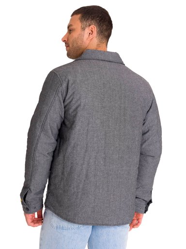 CHAQUETA INSULATED SNAP FRONT HOMBRE GRIS OSCURA CAT - 5