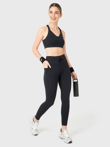 CALZA DEPORTIVA MUJER DRAWCORD LONG LEGG EN COLOR NEGRO BSOUL - 2