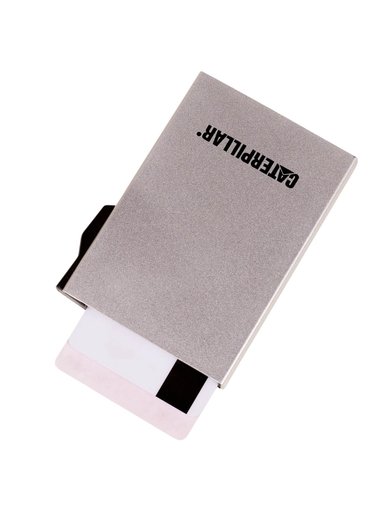 BILLETERA BOSTON SLIDE UP PLATEADO CAT - 4