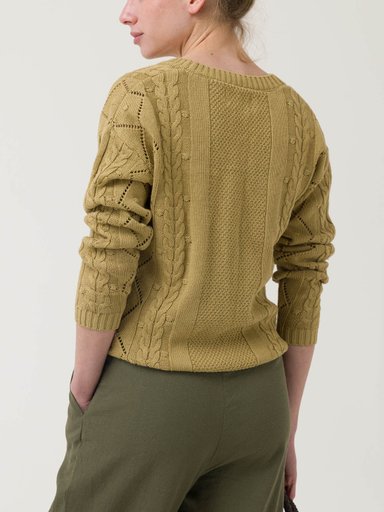SWEATER ALGODÓN ORGÁNICO MUJER NIT VERDE ROCKFORD - 6