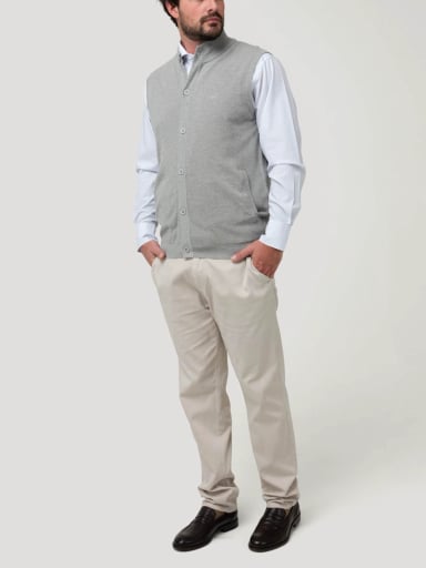 SWEATER ALGODON ORGANICO HOMBRE VERA GRIS ROCKFORD - 8