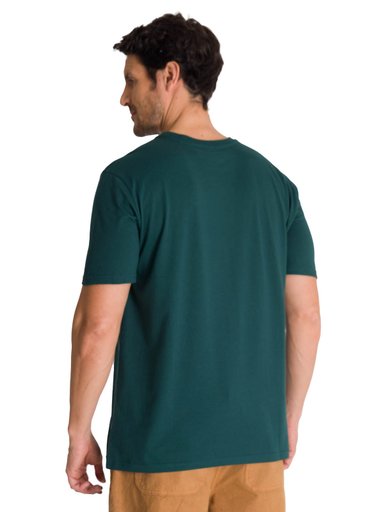 POLERA MANGA CORTA HOMBRE VERDE LOGOERPILLAR CAT - 4