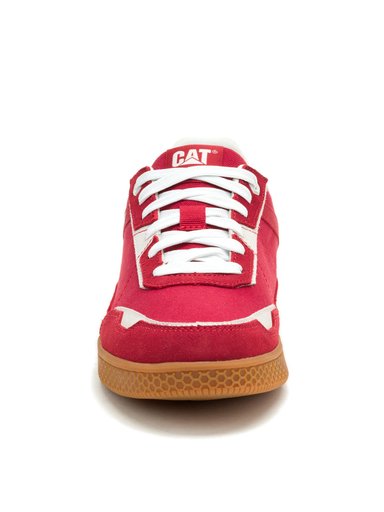ZAPATILLA PAUSE RETRO CANVAS HOMBRE EN COLOR ROJO CAT - 5