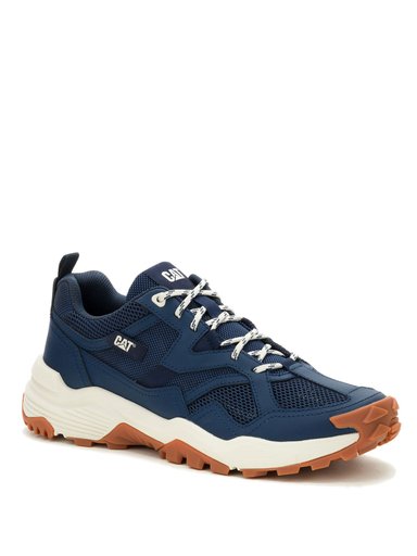 ZAPATILLA HOMBRE GRAPPLE LEATHER MESH AZUL CAT - 1