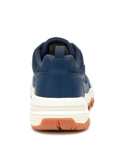ZAPATILLA HOMBRE GRAPPLE LEATHER MESH AZUL CAT - 6