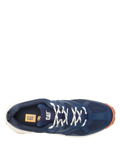 ZAPATILLA HOMBRE GRAPPLE LEATHER MESH AZUL CAT - 7