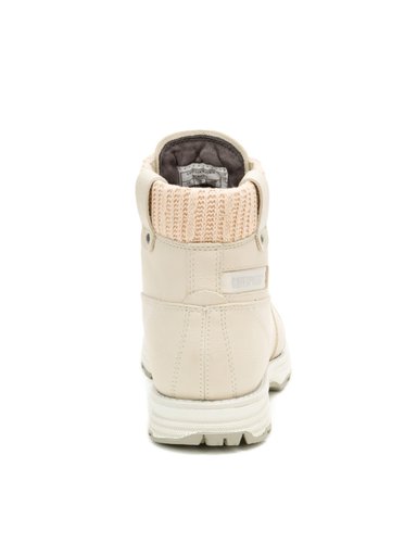 BOTÍN CUERO CHARLIE MUJER BEIGE CAT - 6