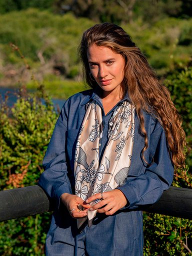 PAÑUELOS IGNA SCARF MUJER BEIGE AZALEIA - 2