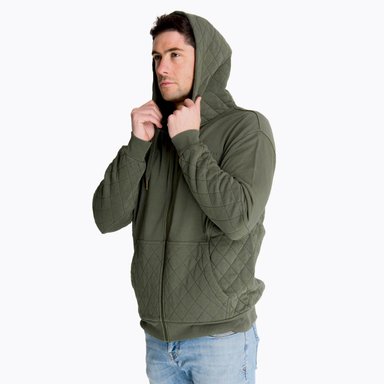 POLERON HOMBRE RUSSELL VERDE OSCURO  MERRELL - 2