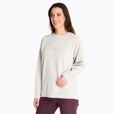 POLERON MUJER CREWNECK POKIHA CREMA  MERRELL - 2