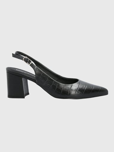 ZAPATO VESTIR MUJER CUERO DEBBIA NEGRO HUSH PUPPIES - 2