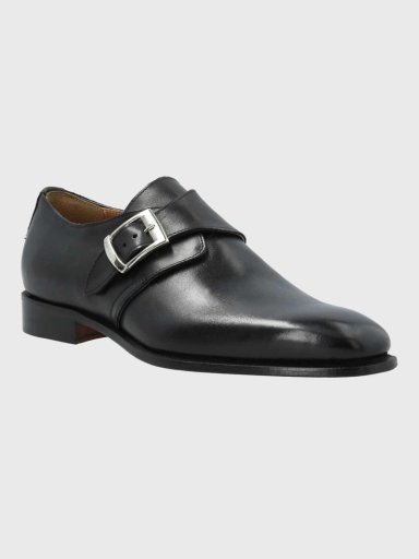 ZAPATO ITALIANO HOMBRE CUERO FERRA NEGRO HUSH PUPPIES - 1
