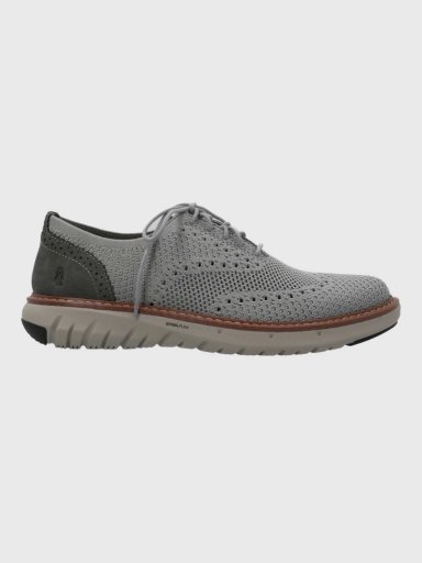 ZAPATO SMART HOMBRE KNIT WINGTIP GRIS HUSH PUPPIES - 2