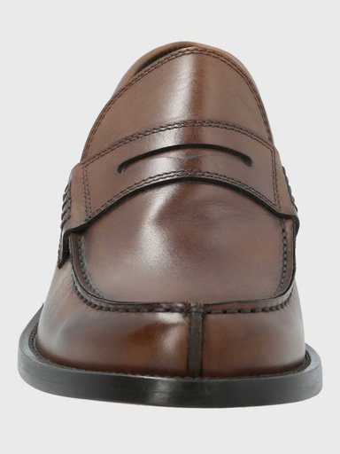 MOCASIN ITALIANO HOMBRE CUERO CAFE  HUSH PUPPIES - 4