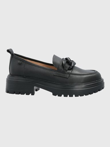 MOCASIN CUERO MUJER LEBONI NEGRO HUSH PUPPIES - 2