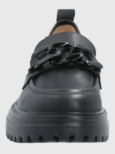 MOCASIN CUERO MUJER LEBONI NEGRO HUSH PUPPIES - 4
