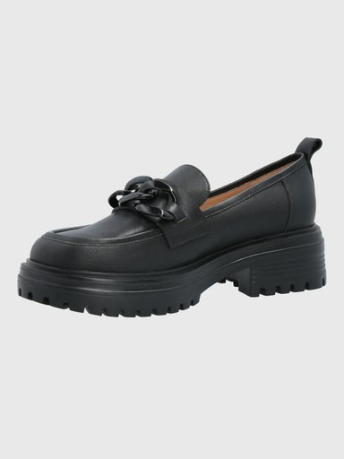 MOCASIN CUERO MUJER LEBONI NEGRO HUSH PUPPIES - 5