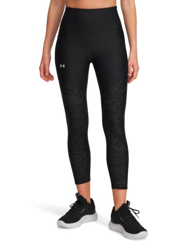 CALZA TRAINING PARA MUJER TECH PRINTED PANEL NEGRO UA - 1