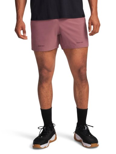 SHORT TRAINING  HOMBRE PROJECT ROCK ULTIMATE ROJO UA - 1