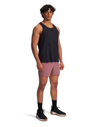 SHORT TRAINING  HOMBRE PROJECT ROCK ULTIMATE ROJO UA - 4