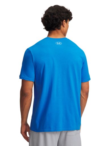 POLERA MANGA CORTA LIFESTYLE  HOMBRE LEFT CHEST LOGO AZUL UA - 5
