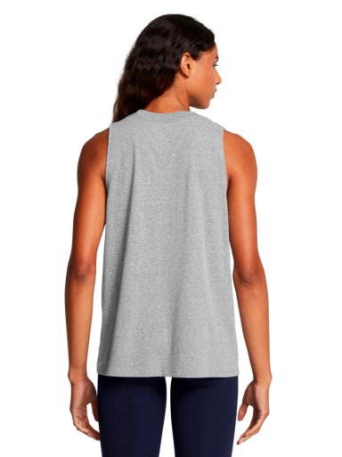 POLERA SIN MANGAS LIFESTYLE  MUJER RIVAL MUSCLE GRIS UA - 5