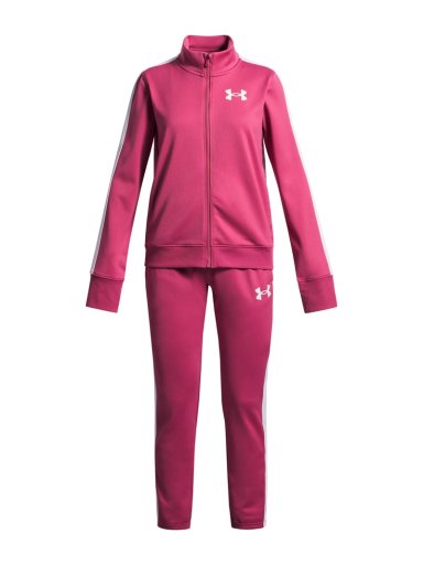 CONJUNTO LIFESTYLE PARA NIÑA KNIT TRACKSUIT ROJO UA - 1