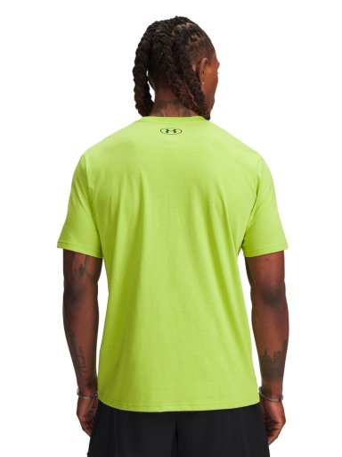 POLERA MANGA CORTA LIFESTYLE PARA HOMBRE LOGO VERDE UA - 2