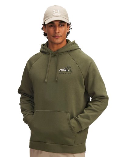 POLERON LIFESTYLE HOMBRE RIVAL HBR LOGO VERDE UA - 1