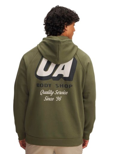POLERON LIFESTYLE HOMBRE RIVAL HBR LOGO VERDE UA - 2