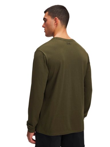 POLERA M/L TRAINING  HOMBRE PROJECT ROCK VERDE UA - 2