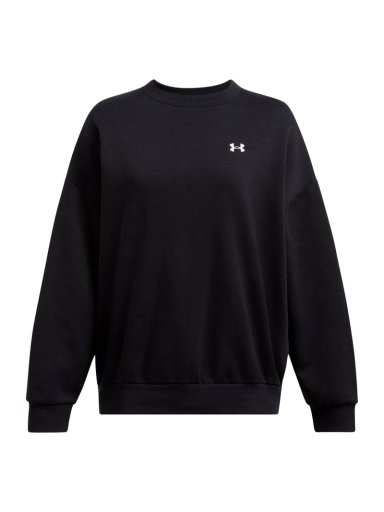 POLERON LIFESTYLE MUJER RIVAL FLEECE OVERSIZED NEGRO UA - 1