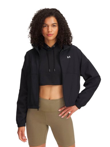 CHAQUETA LIFESTYLE PARA MUJER RIVAL WOVEN NEGRO UA - 1