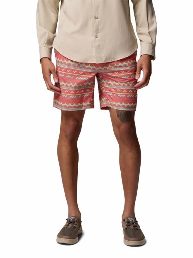 SHORT HOMBRE PFG RAMBLER PRINTED ROSADO COLUMBIA - 1