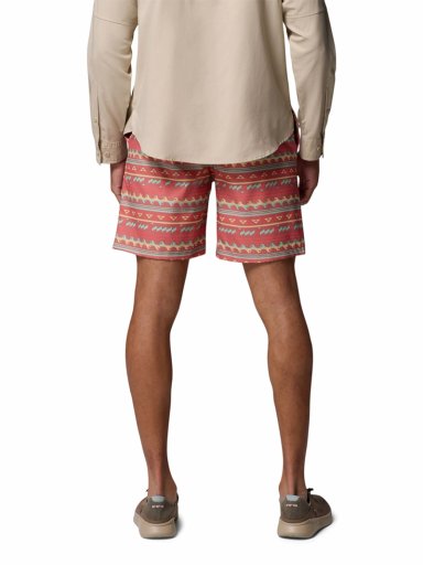 SHORT HOMBRE PFG RAMBLER PRINTED ROSADO COLUMBIA - 4