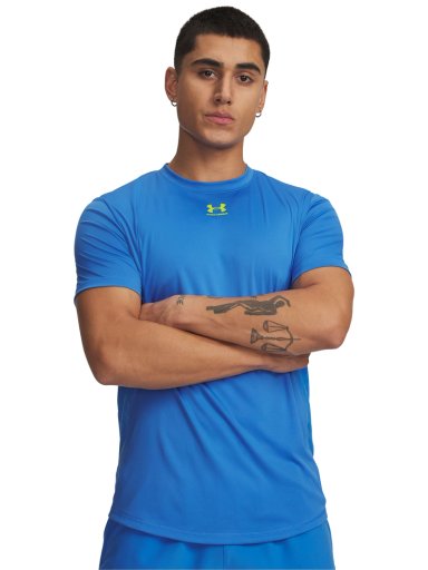 POLERA MANGA CORTA FOOTBALL PARA HOMBRE CHALLENGER PRO AZUL UA - 1