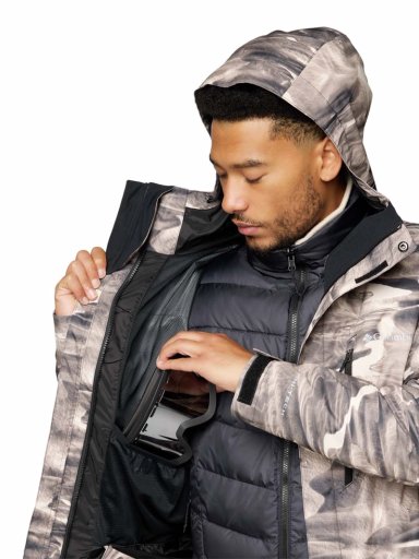PARKA IMPERMEABLE HOMBRE WHIRLIBIRD V SKI GRIS COLUMBIA - 4