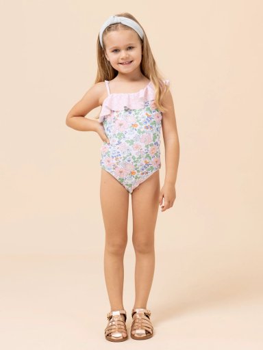TRAJE DE BAÑO NIÑA VITTORIA ROSADO HUSH PUPPIES KIDS - 2