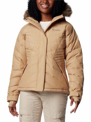 PARKA MUJER LAY DOWN IV BEIGE COLUMBIA - 1