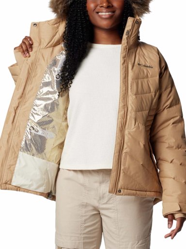 PARKA MUJER LAY DOWN IV BEIGE COLUMBIA - 5