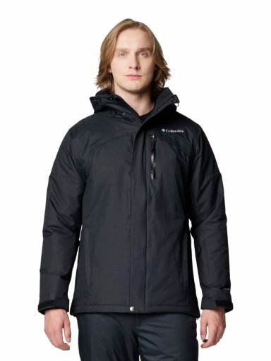 PARKA IMPERMEABLE HOMBRE LAST TRACKS SKI NEGRO COLUMBIA - 1