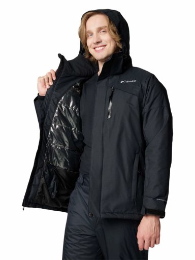 PARKA IMPERMEABLE HOMBRE LAST TRACKS SKI NEGRO COLUMBIA - 5