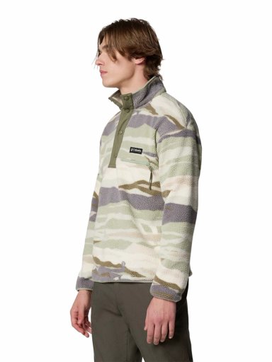 POLAR HOMBRE HELVETIA SNAP FLEECE BEIGE COLUMBIA - 2