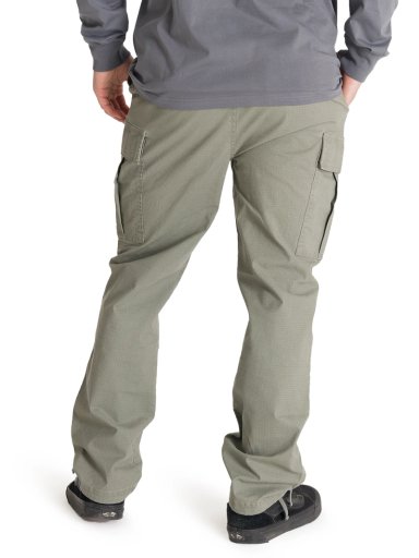 PANTALON HOMBRE CARGO VERDE BURTON - 4