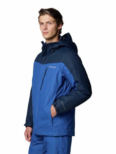 PARKA IMPERMEABLE HOMBRE WHIRLIBIRD V SKI AZUL COLUMBIA - 2