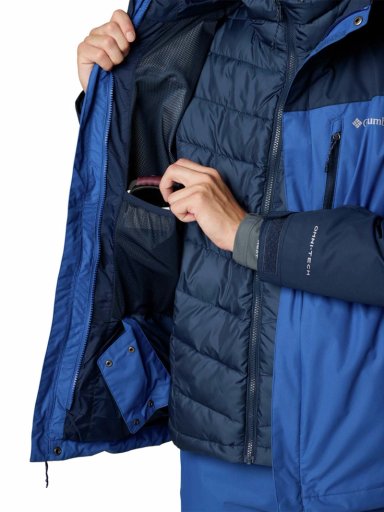 PARKA IMPERMEABLE HOMBRE WHIRLIBIRD V SKI AZUL COLUMBIA - 5